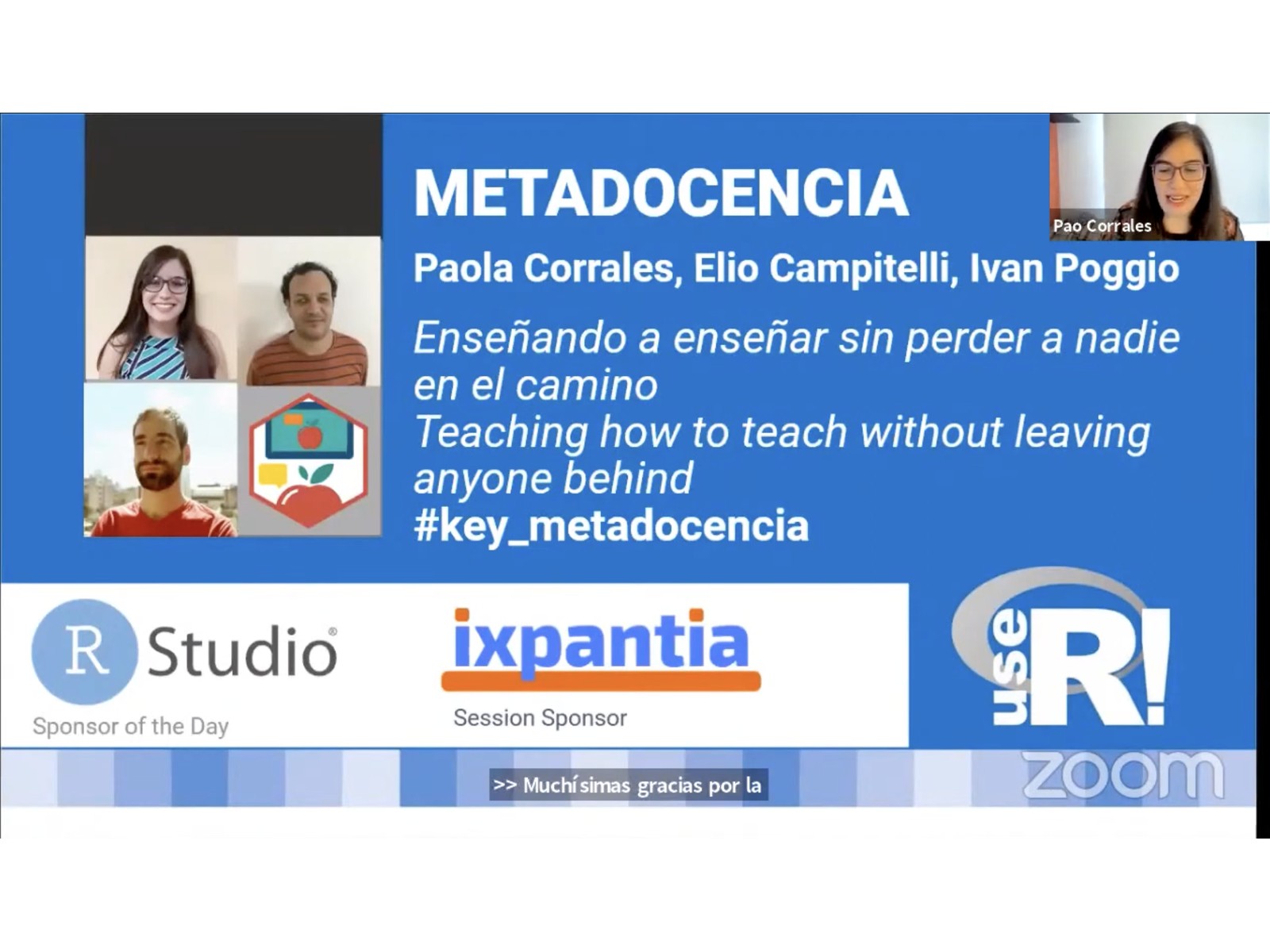 Descripción de la imagen de useR! 2021.