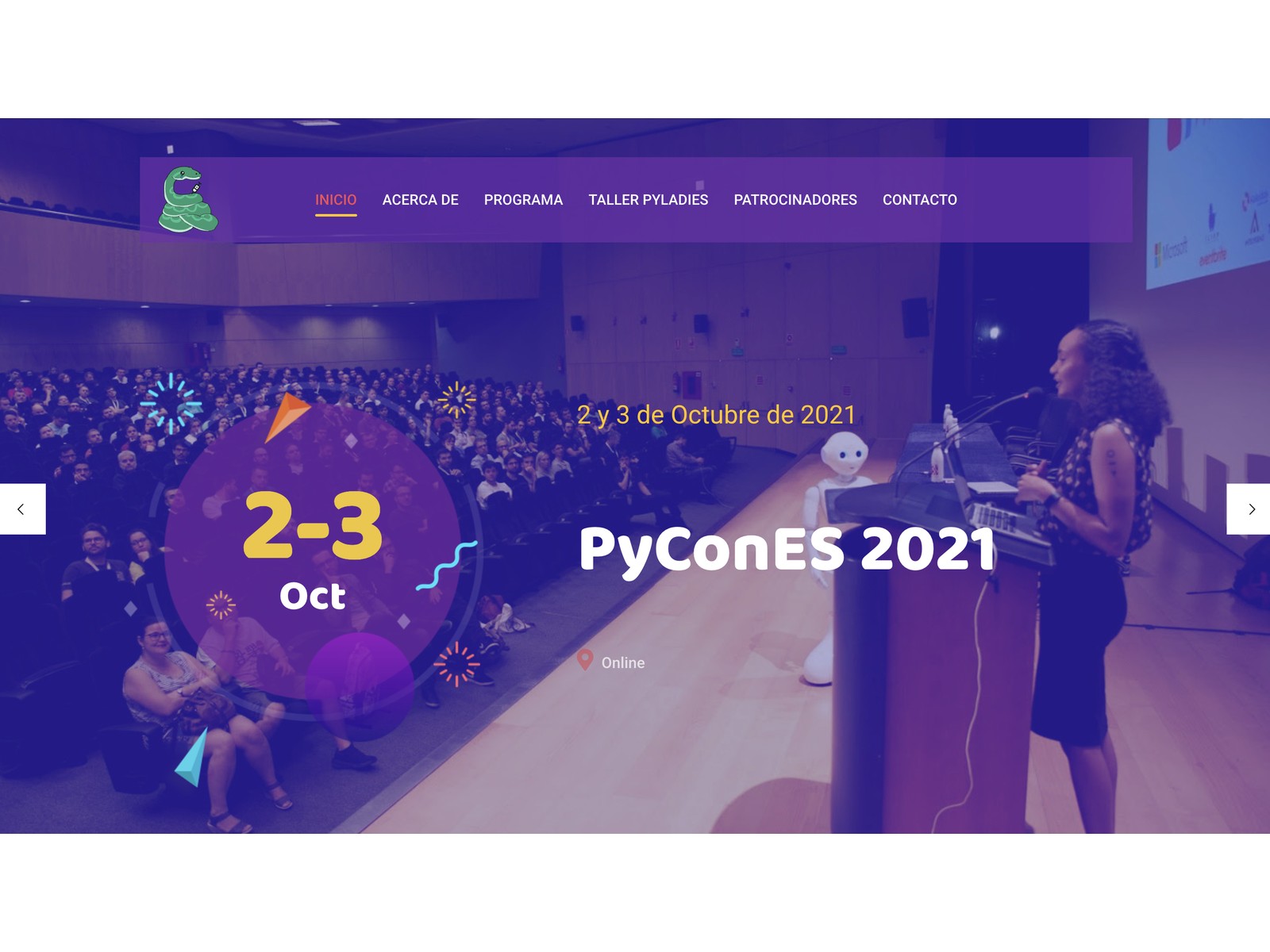 Descripción de la imagen de PyConES 2021.