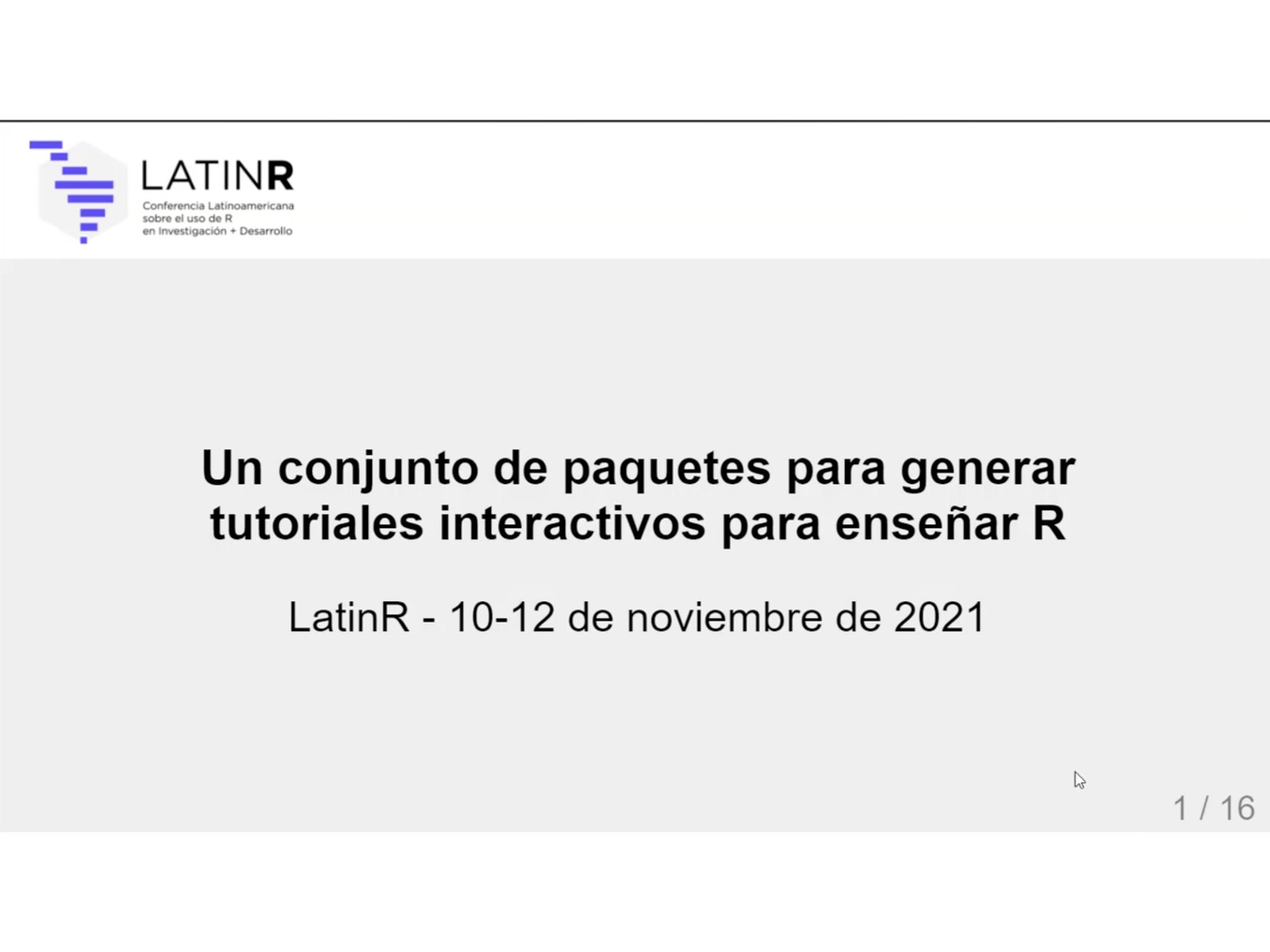 Descripción de la imagen de LatinR 2021.