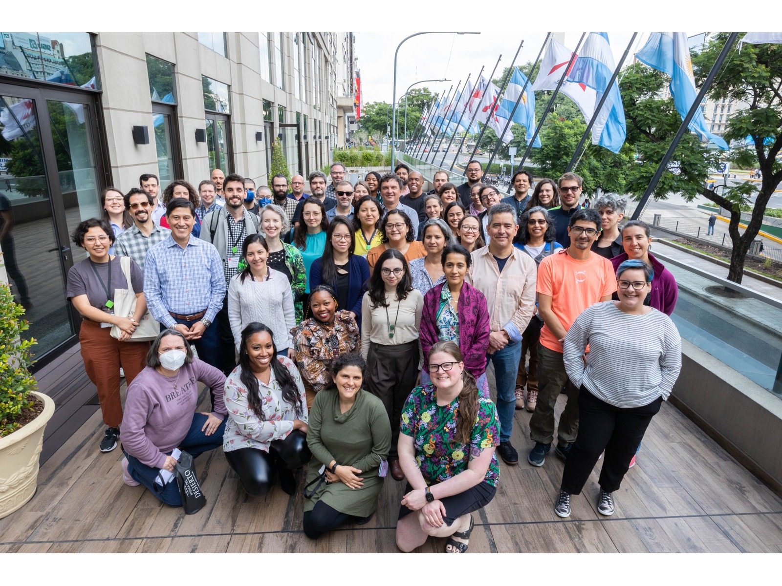 Descripción de la imagen de la Reunión Anual de Ciencia Abierta 2023 de la Chan Zuckerberg Initiative.