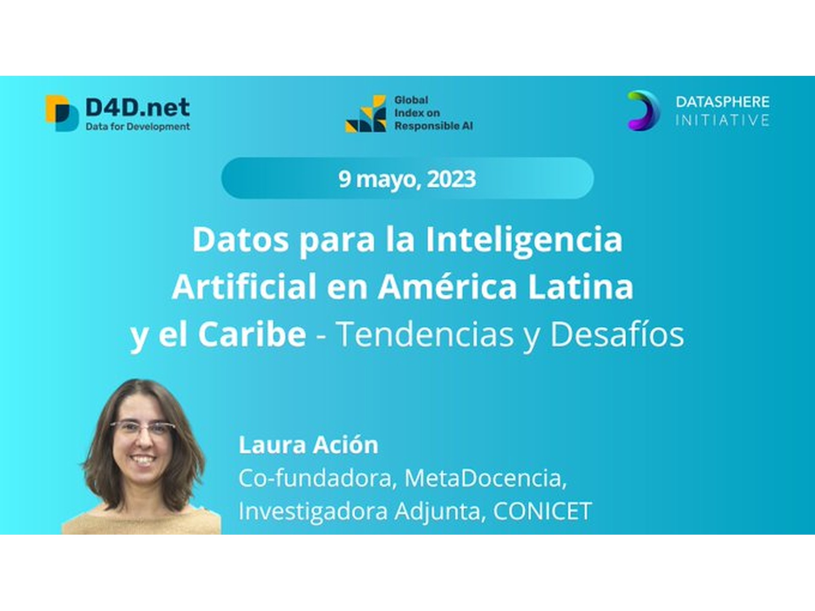 Descripción de la imagen del evento Datos para la Inteligencia Artificial en América Latina y el Caribe.