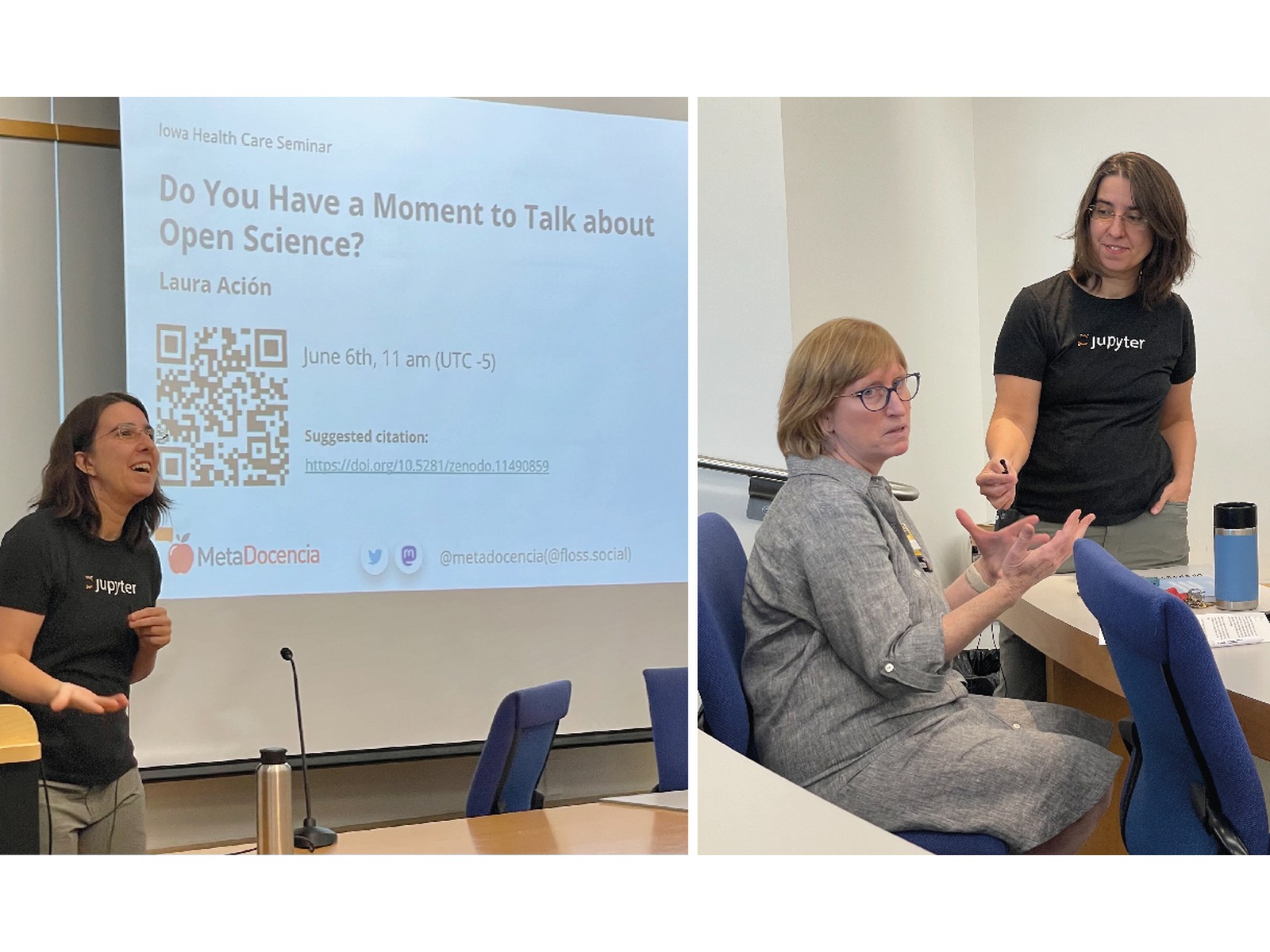 Descripción de la imagen del Iowa Health Care Seminar.