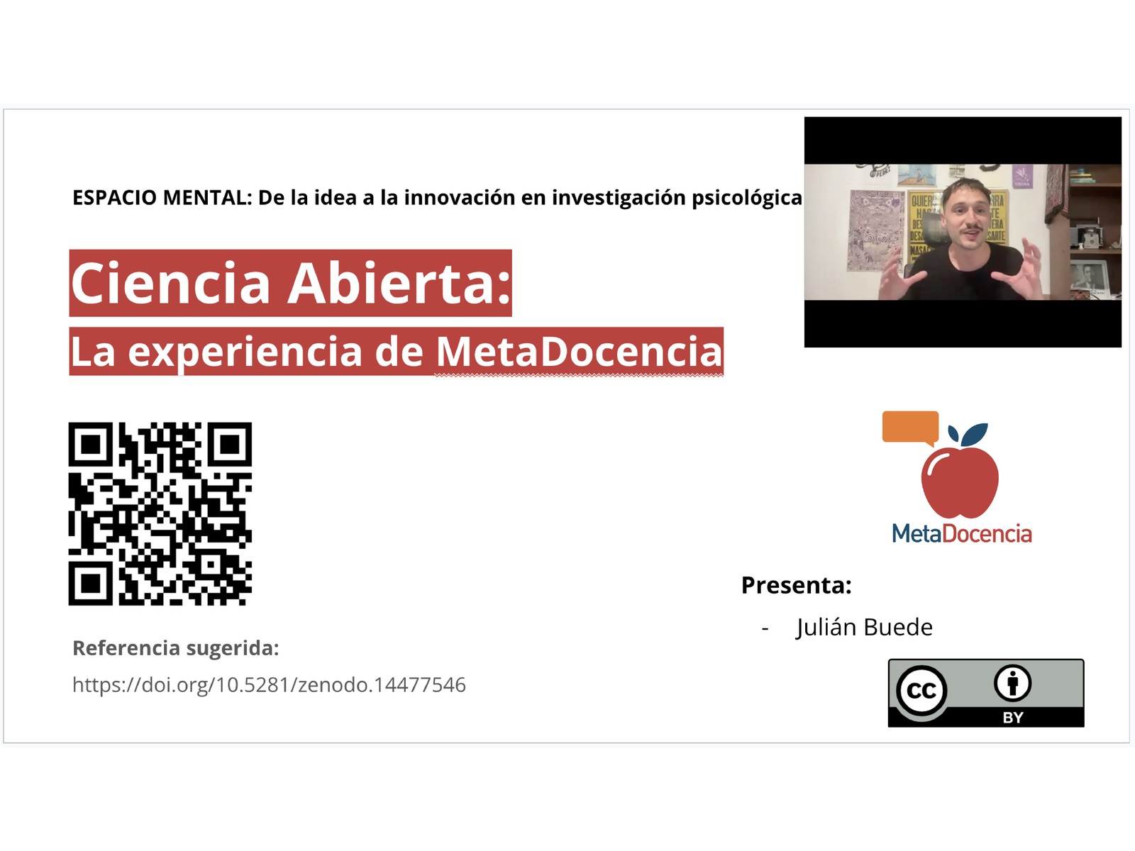 Descripción de la imagen del evento Espacio Mental: De la idea a la innovación en investigación psicológica.