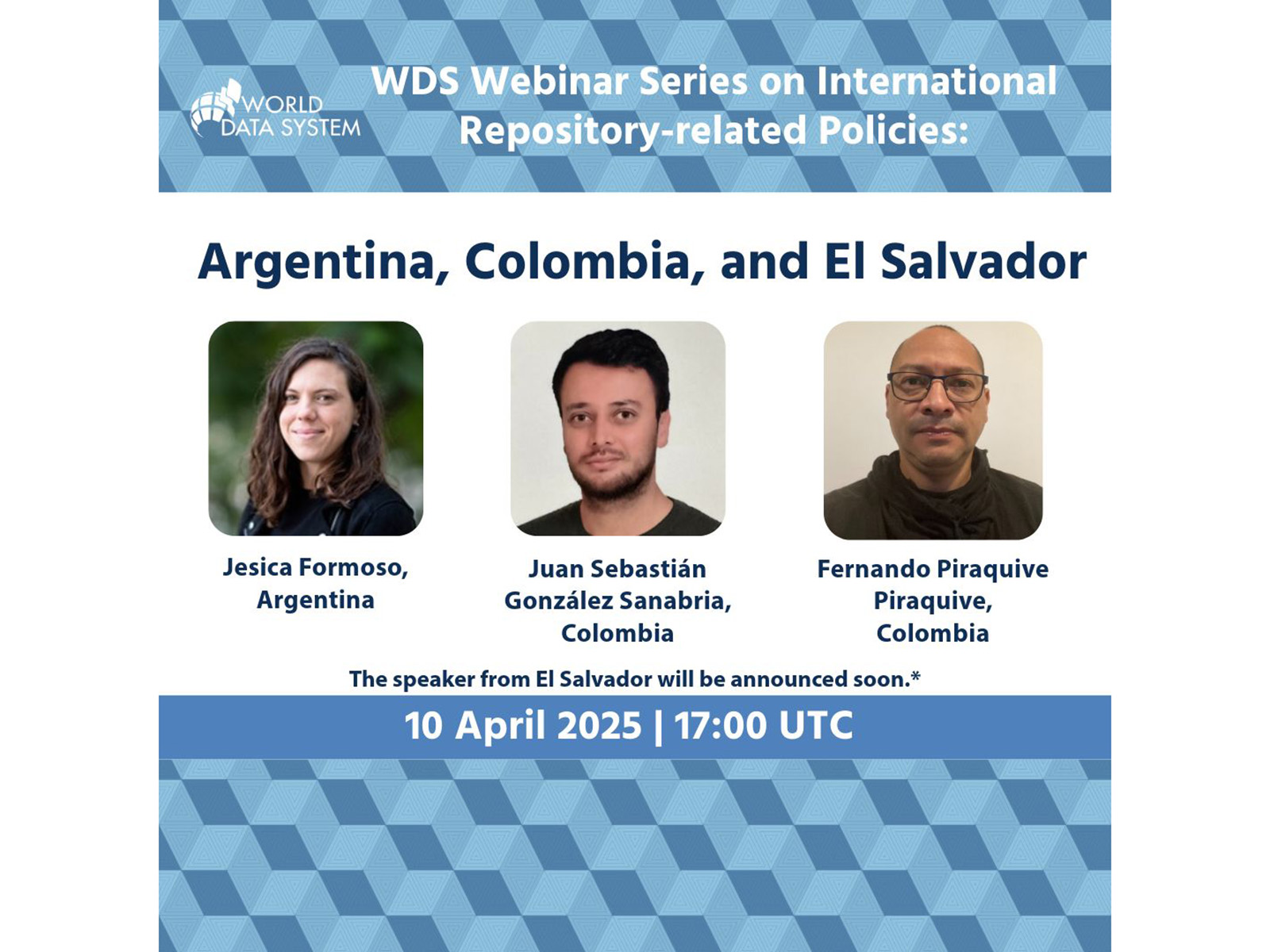 Descripción de la imagen del evento WDS Webinar.